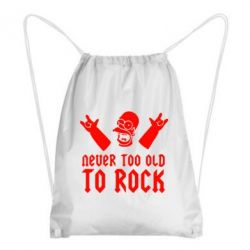 Рюкзак-мешок Never old to rock (Gomer)