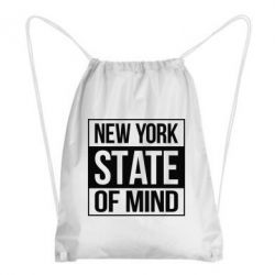 Рюкзак-мешок New York state of mind - PrintSalon