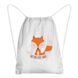 Рюкзак-мішок Of for fox sake - PrintSalon