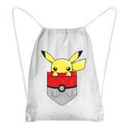 Рюкзак-мешок Pikachu in pocket - PrintSalon