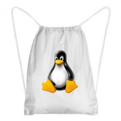 Рюкзак-мешок Пингвин Linux - PrintSalon