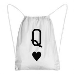 Рюкзак-мешок Playing Cards Queen - PrintSalon