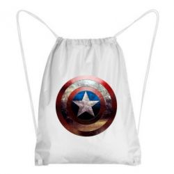 Рюкзак-мішок Потрісканий щит Капітана Америка - PrintSalon