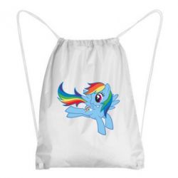 Рюкзак-мешок Rainbow Dash run - PrintSalon