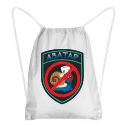 Рюкзак-мешок Шеврон Анти Аватар - PrintSalon