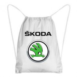 Рюкзак-мешок Skoda Logo 3D - PrintSalon