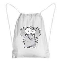 Рюкзак-мешок Слон глазастый - PrintSalon
