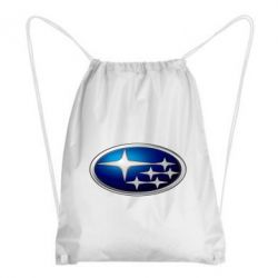 Рюкзак-мешок Subaru 3D Logo - PrintSalon
