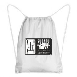 Рюкзак-мешок Subaru All-Wheel - PrintSalon