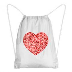 Рюкзак-мешок Тысяча сердец - PrintSalon