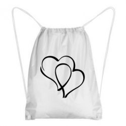Рюкзак-мешок Влюбленные сердца - PrintSalon