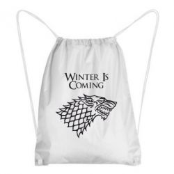 Рюкзак-мешок Winter is coming (Игра престолов) - PrintSalon