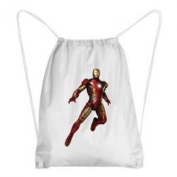 Рюкзак-мешок Железный Человек в воздухе - PrintSalon
