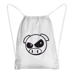 Рюкзак-мешок Злая свинка - PrintSalon