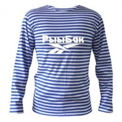 Тельняшка с длинным рукавом Рыыбак - PrintSalon