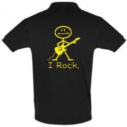 Мужское поло С гитарой - PrintSalon