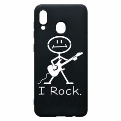 Чехол для Samsung A20 С гитарой - PrintSalon