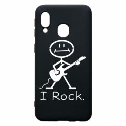 Чехол для Samsung A40 С гитарой - PrintSalon