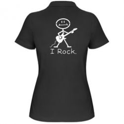 Женское поло С гитарой - PrintSalon