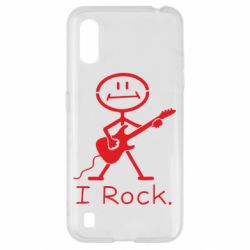 Чехол для Samsung A01/M01 С гитарой - PrintSalon