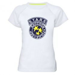 Женская футболка для спорта S.T.A.R.S. police dep - PrintSalon