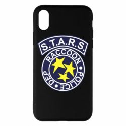 Чехол для iPhone X/Xs S.T.A.R.S. police dep - PrintSalon