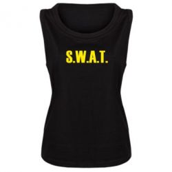 Женская майка S.W.A.T. - PrintSalon