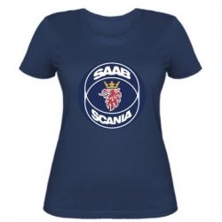 Женская футболка SAAB Scania - PrintSalon