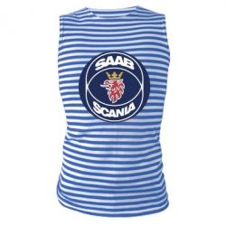 Майка-тельняшка SAAB Scania - PrintSalon