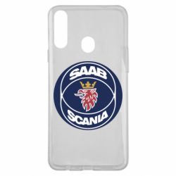 Чехол для Samsung A20s SAAB Scania - PrintSalon