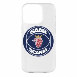 Чехол для iPhone 14 Pro SAAB Scania - PrintSalon