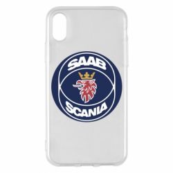 Чехол для iPhone X/Xs SAAB Scania - PrintSalon
