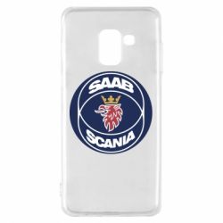 Чехол для Samsung A8 2018 SAAB Scania - PrintSalon