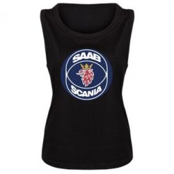 Женская майка SAAB Scania - PrintSalon