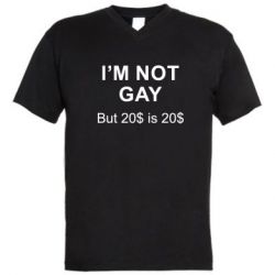 Мужская футболка  с V-образным вырезом Садо-мазо - PrintSalon