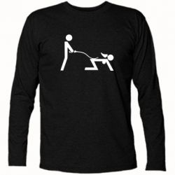 Футболка с длинным рукавом Садо-мазо - PrintSalon