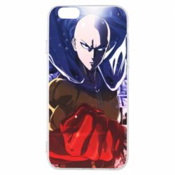 Чехол для iPhone 6/6S Saitama One punch man - PrintSalon
