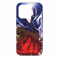 Чехол для iPhone 14 Pro Saitama One punch man - PrintSalon