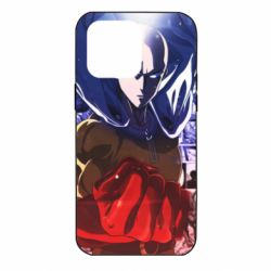 Чехол для iPhone 14 Pro Max Saitama One punch man - PrintSalon