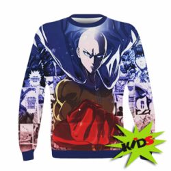 Детский 3D свитшот Saitama One punch man - PrintSalon