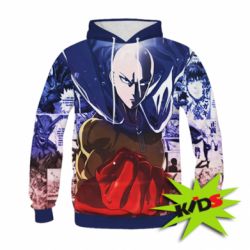 Детское 3D худи Saitama One punch man - PrintSalon