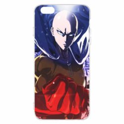 Чехол для iPhone 6 Plus/6S Plus Saitama One punch man - PrintSalon