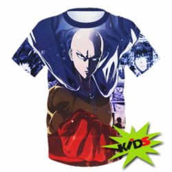Дитяча 3D футболка Saitama One punch man