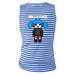 Майка-тельняшка Sally face pixel - PrintSalon
