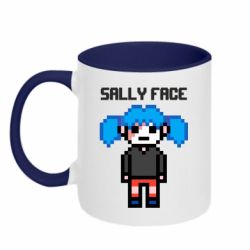 Чашка двокольорова Sally face pixel