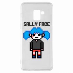 Чехол для Samsung A8+ 2018 Sally face pixel - PrintSalon