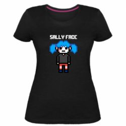 Женская премиум футболка Sally face pixel - PrintSalon