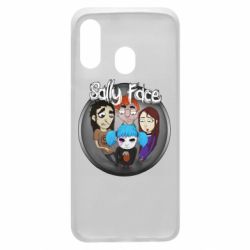 Чехол для Samsung A40 Sally face soundtrack - PrintSalon