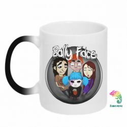 Чашка-хамелеон Sally face soundtrack - PrintSalon