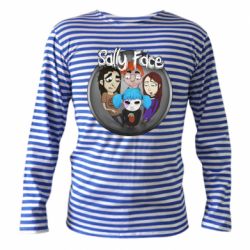 Тельняшка с длинным рукавом Sally face soundtrack - PrintSalon